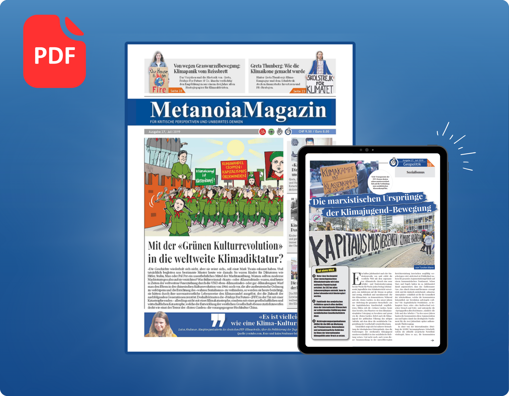 Ausgabe 27: Mit der «Grünen Kulturrevolution» in die weltweite Klimadiktatur?