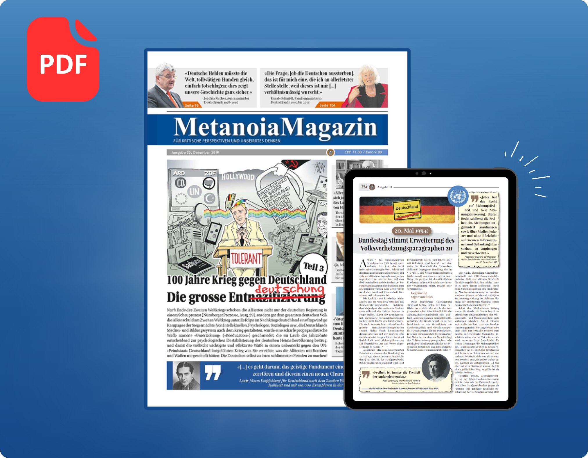 Ausgabe 30: 100 Jahre Krieg gegen Deutschland (Teil 3)