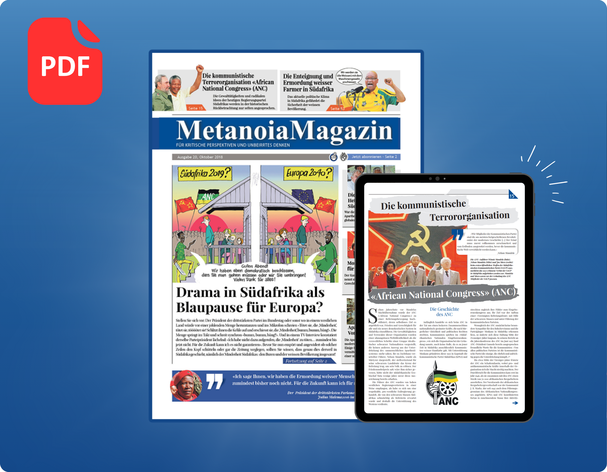 Ausgabe 20: Drama in Südafrika als Blaupause für Europa?