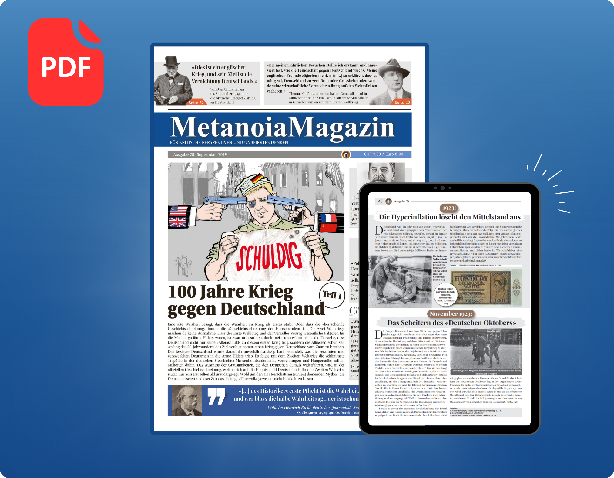 Ausgabe 28: 100 Jahre Krieg gegen Deutschland (Teil 1)
