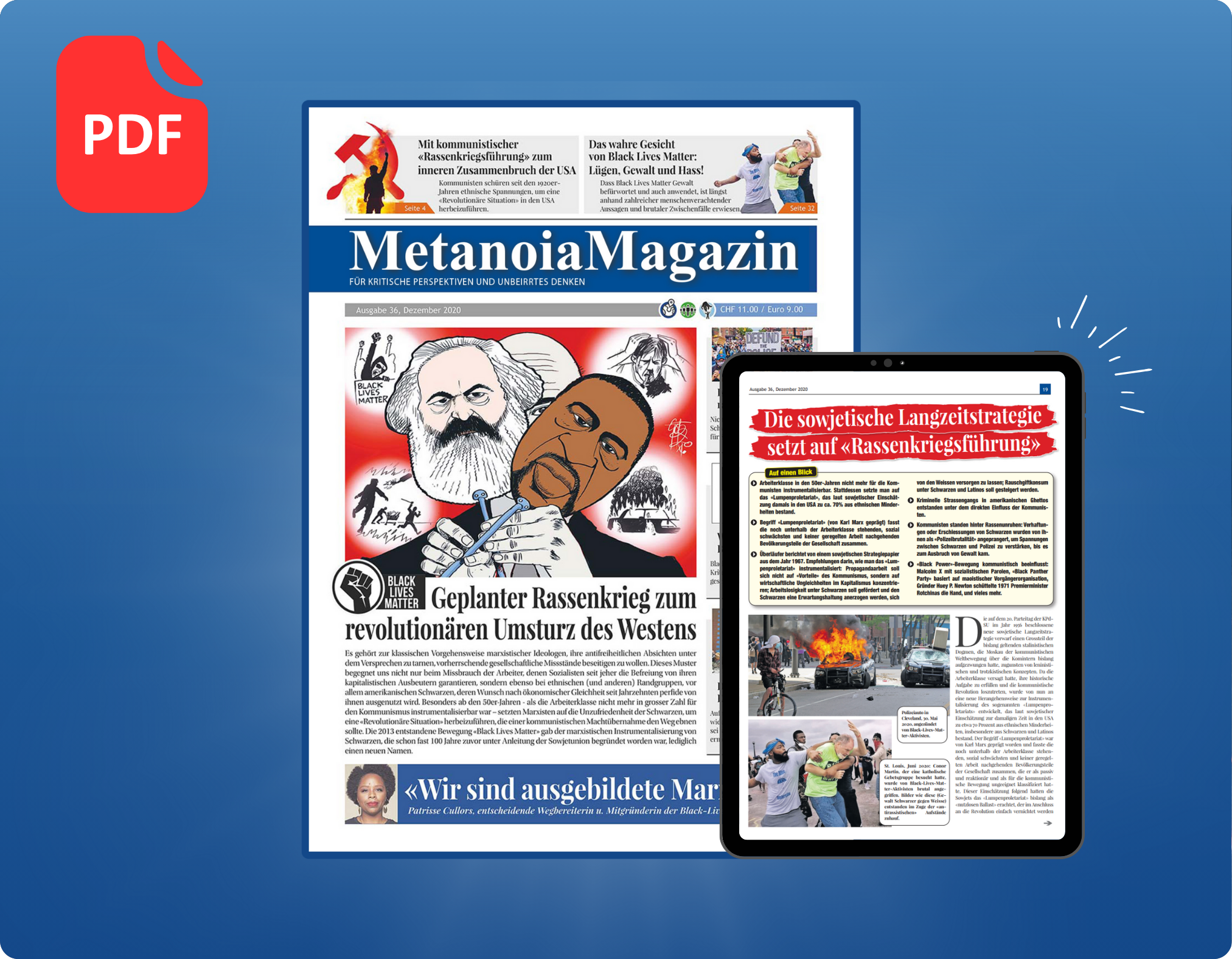 Ausgabe 36: Black Lives Matter - Geplanter Rassenkrieg zum revolutionären Umsturz des Westens