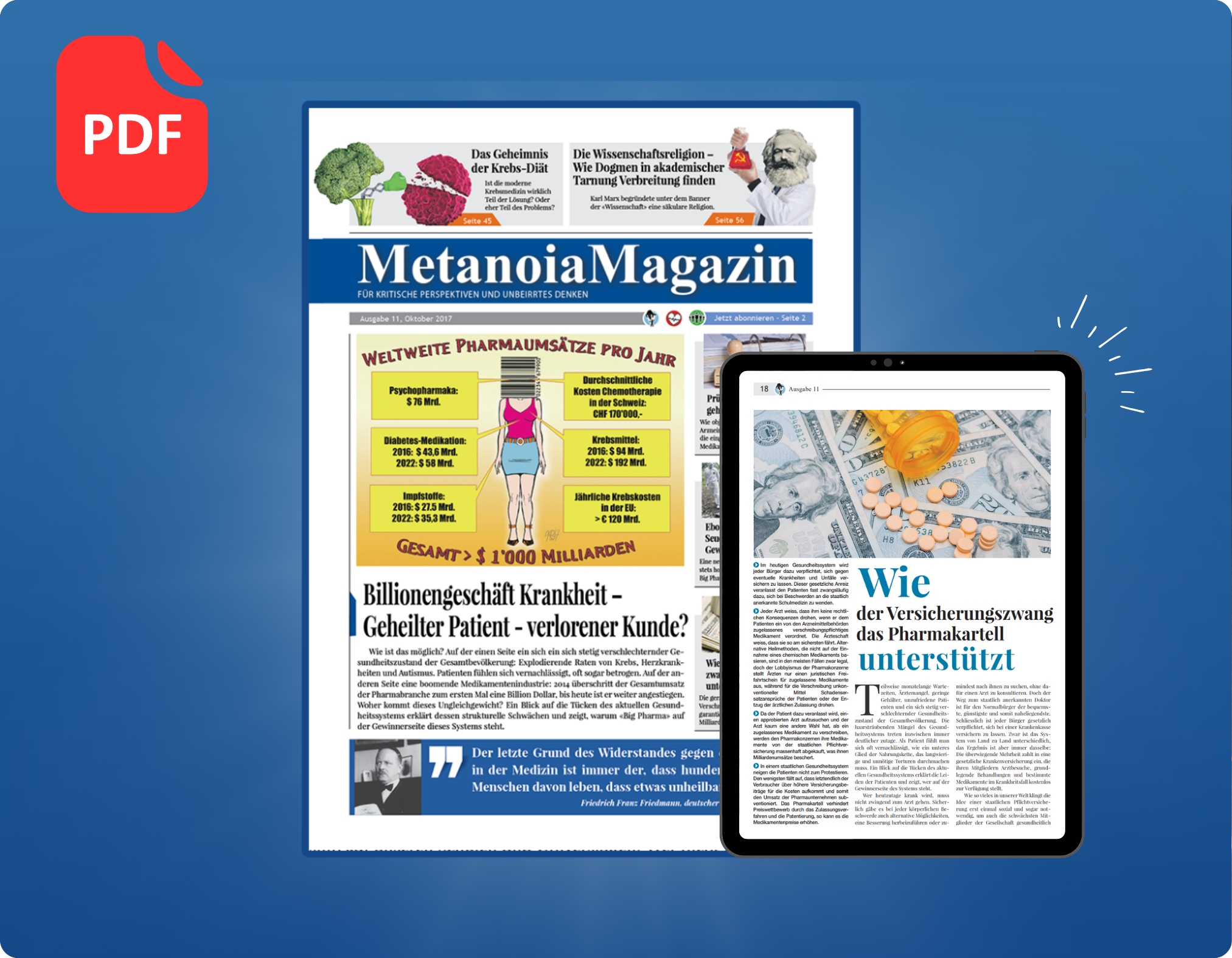 Ausgabe 11: Billionengeschäft Krankheit