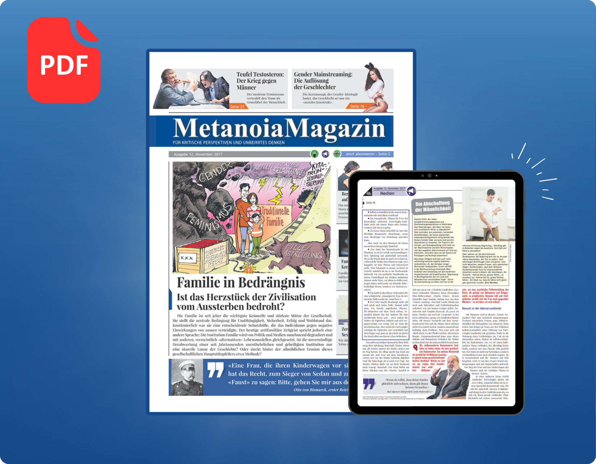 Ausgabe 12: Die traditionelle Familie - Fundament unserer Gesellschaft unter Beschuss von allen Seiten!