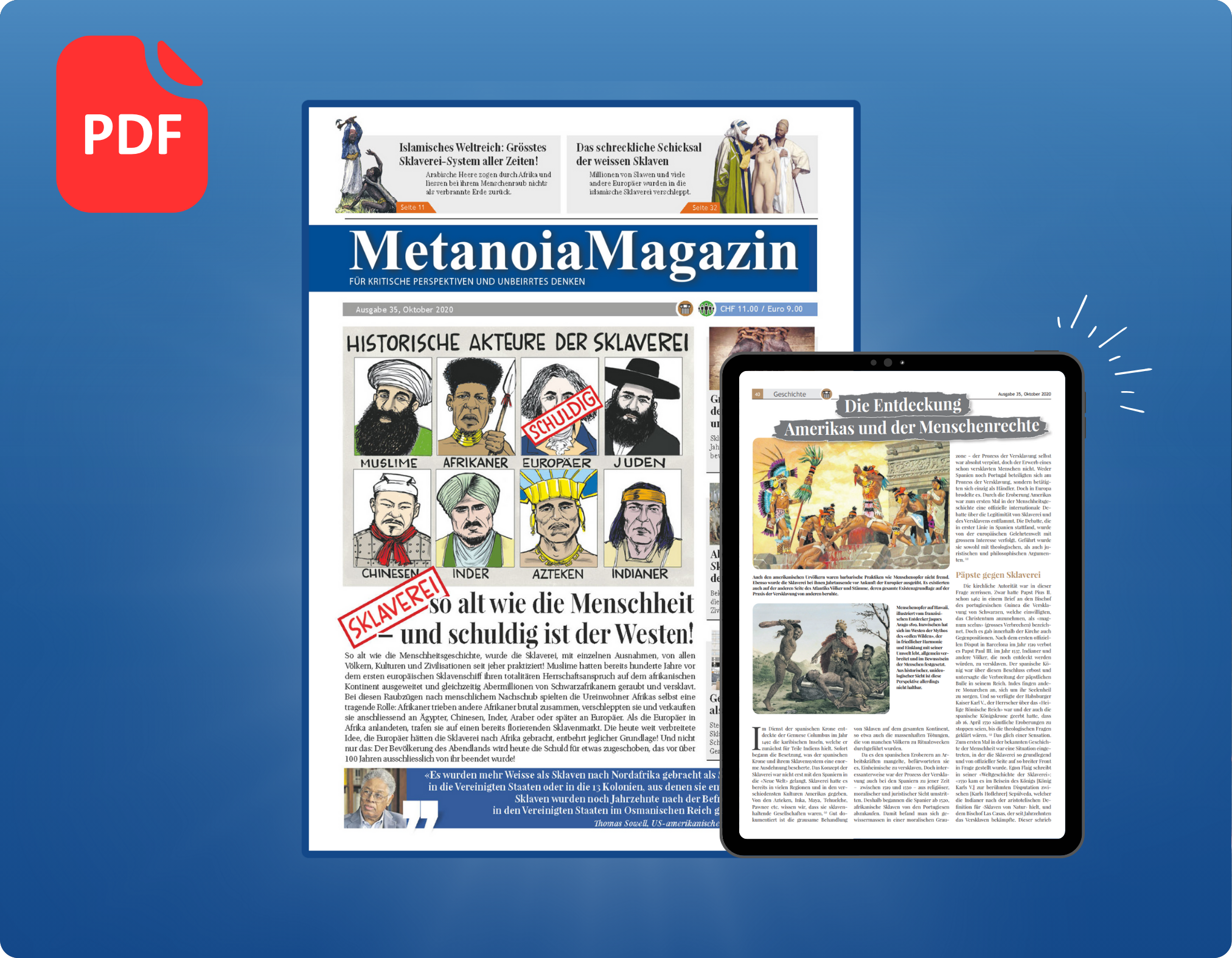 Ausgabe 35: Sklaverei: so alt wie die Menschheit - und schuldig ist der Westen!