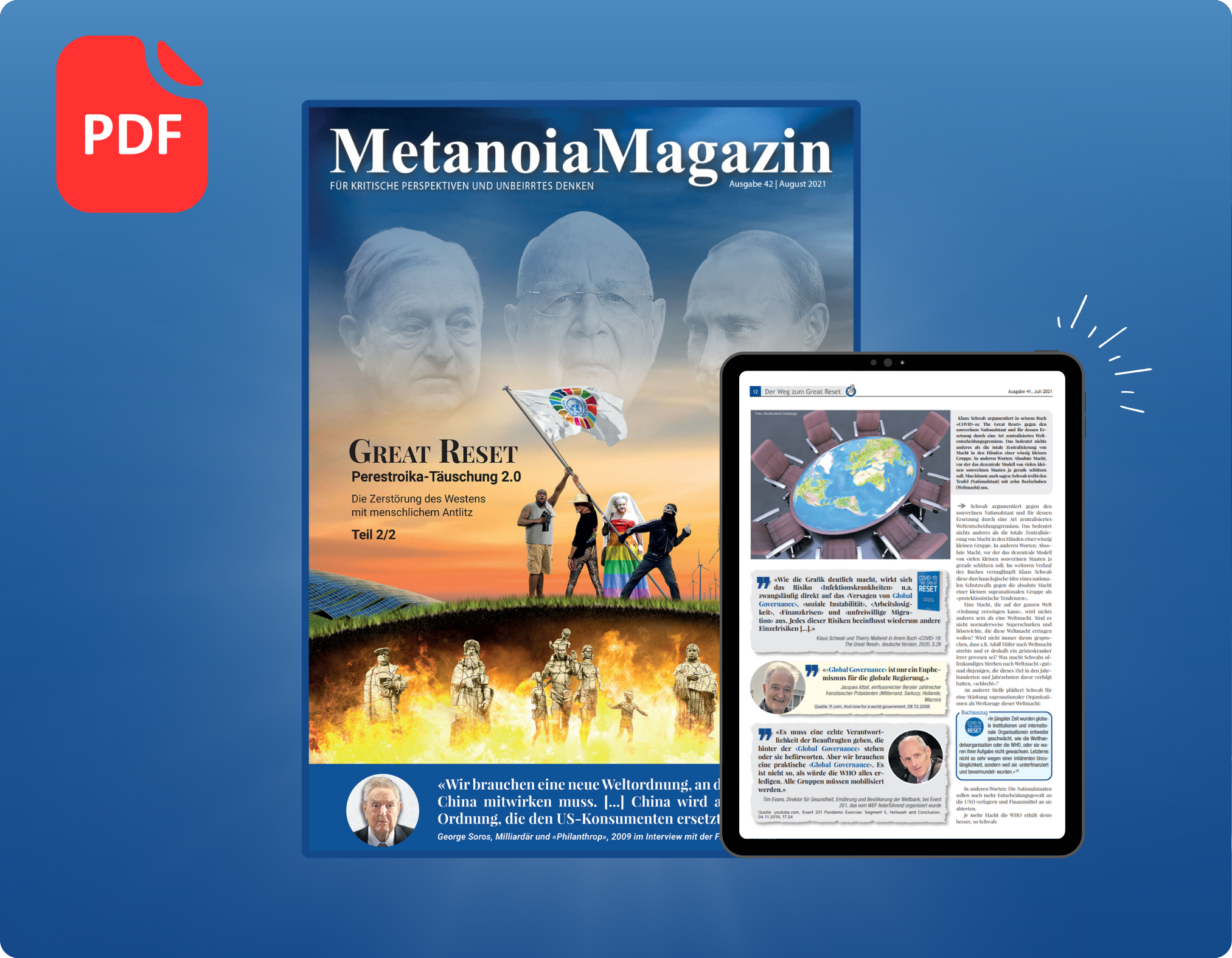 Doppelausgabe 41/42:  Great Reset: Perestroika-Täuschung 2.0
