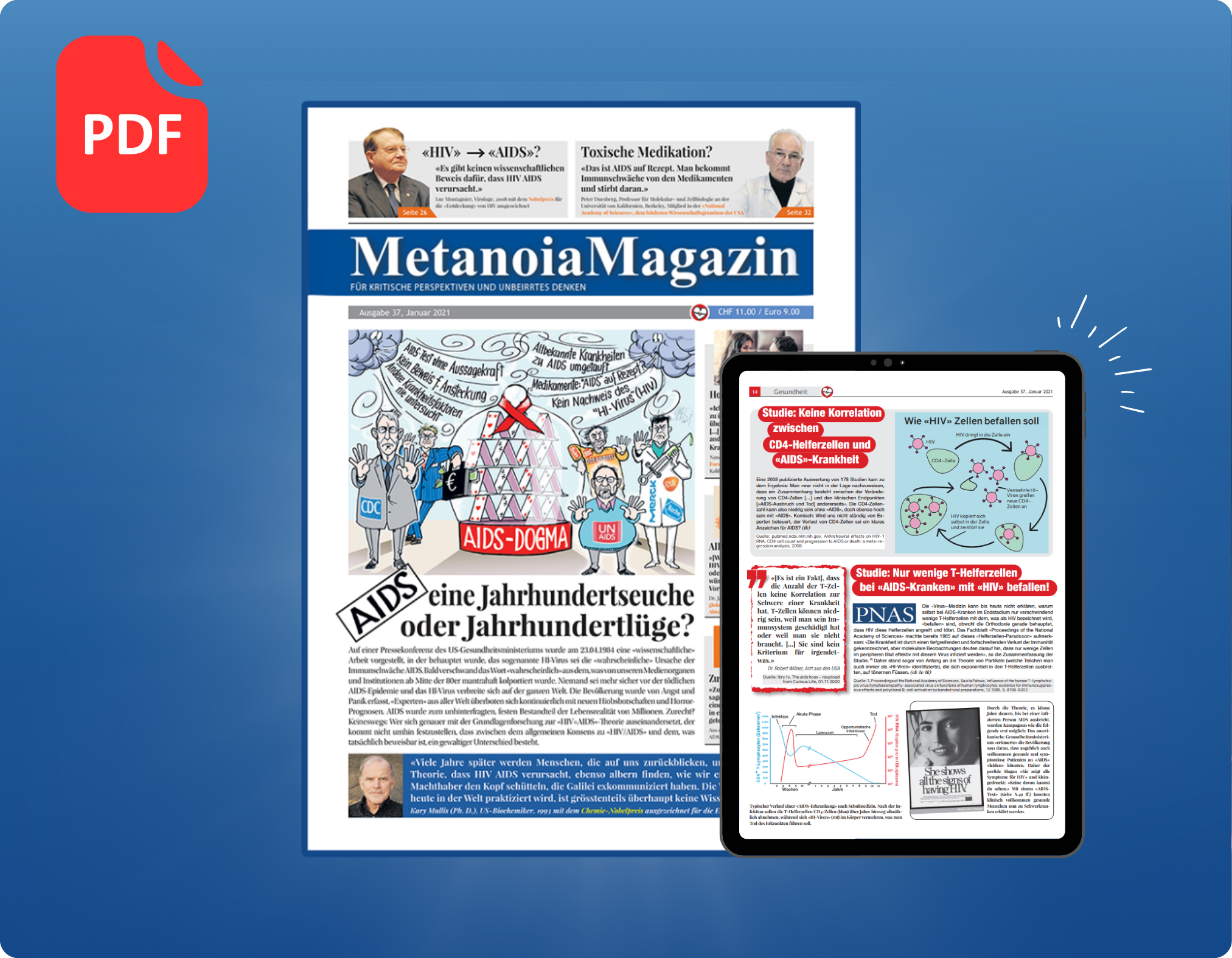 Ausgabe 37: AIDS - eine Jahrhundertseuche oder Jahrhundertlüge?