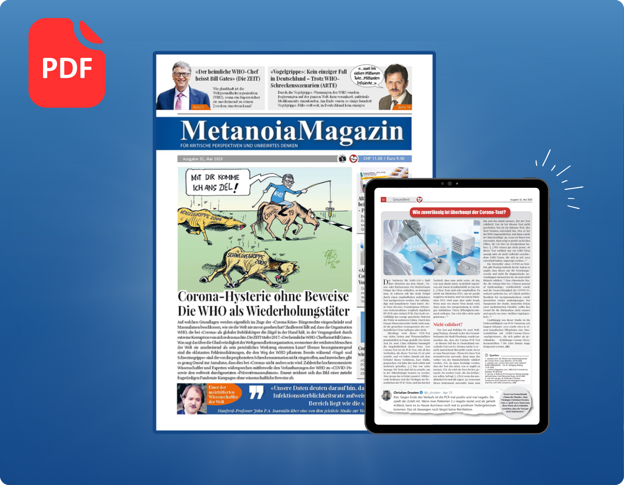 Ausgabe 32: Corona-Hysterie ohne Beweise